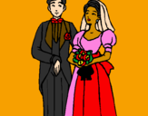 Desenho Marido e esposa III pintado por teu  ;ana ;