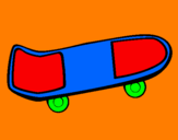Desenho Skate pintado por jhonatan