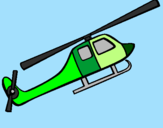 Desenho Helicóptero brinquedo pintado por joao victor