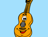 Desenho Guitarra espanhola  pintado por Soráia