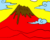 Desenho Monte Fuji pintado por rrrrrrrrrrrrr