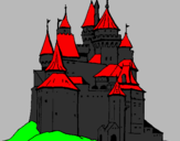 Desenho Castelo medieval pintado por GUILHERME