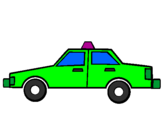 Desenho Taxi pintado por leticia