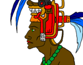 Desenho Chefe da tribo pintado por magoo