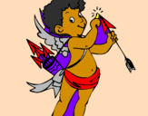 Desenho Cupido  pintado por Thaataa&gOmEs