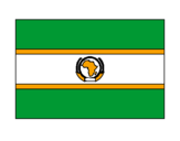 Desenho União Africana pintado por Papadesenhos