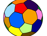 Desenho Bola de futebol II pintado por Lulu