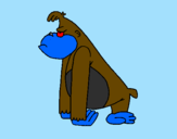 Desenho Macaco aborrecido pintado por nadim45