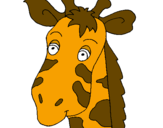 Desenho Cara de girafa pintado por Patricia