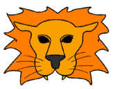 Desenho Leão pintado por françois duval