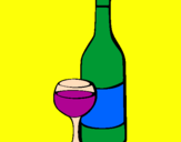 Desenho Vinho pintado por karollyna