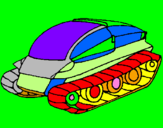 Desenho Nave tanque pintado por TIAGO 1 