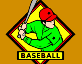 Desenho Logo de basebol pintado por Henrique lima