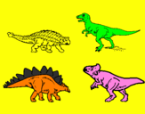 Desenho Dinossauros de terra pintado por qaq1w2234579-0=-=r