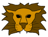 Desenho Leão pintado por catarina dias