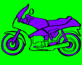 Desenho Motocicleta pintado por vitinho