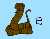 Desenho Serpente pintado por cauan