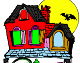 Desenho Casa do mistério pintado por matheus Vargas