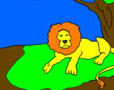 Desenho O Rei Leão pintado por BICHO FEROZ