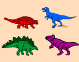 Desenho Dinossauros de terra pintado por sebitas2