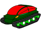 Desenho Nave tanque pintado por joao pedro