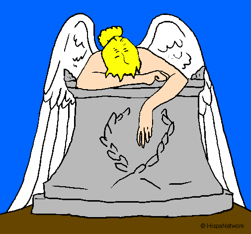 Escultura Anjo do cemitério