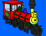 Desenho Comboio pintado por Gregório