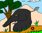 Desenho Elefante pintado por nadim45