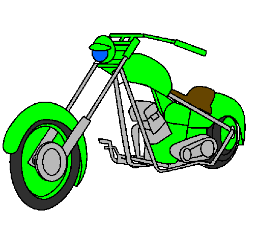 Desenho de Moto pintado e colorido por Usuário não registrado o dia 10 de  Agosto do 2011