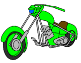 Desenho Moto pintado por dfsfvg