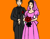 Desenho Marido e esposa III pintado por michelli