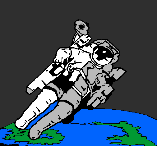 Astronauta no espaço