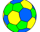 Desenho Bola de futebol II pintado por Sa