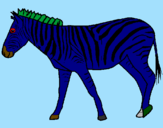 Desenho Zebra pintado por nadim45
