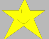 Desenho Estrela pintado por nadim45