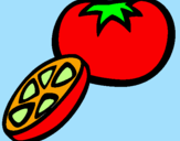 Desenho Tomate pintado por jose leandro
