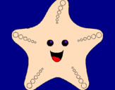 Desenho Estrela do mar pintado por gabriel