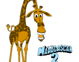 Desenho Madagascar 2 Melman pintado por pamela.n
