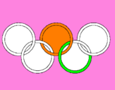 Desenho Argolas dos jogos olimpícos pintado por ]]~k~l]l,m.;~,.~,.~;n .çl
