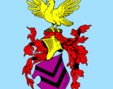 Desenho Escudo de armas e águia pintado por joao marcos