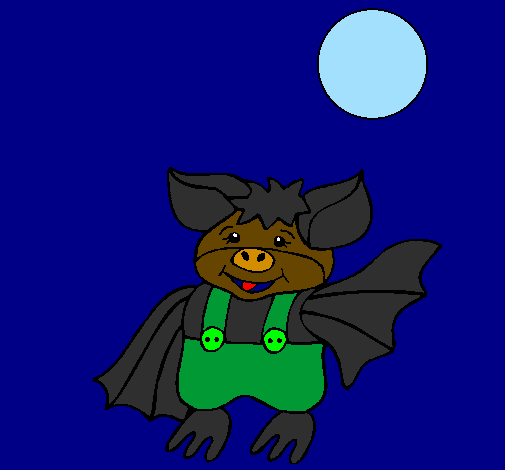Morcego com calças