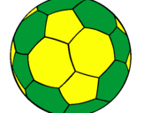 Desenho Bola de futebol II pintado por apae