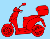 Desenho Ciclomotor pintado por pedro  h