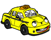 Desenho Herbie Taxista pintado por Jorge