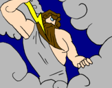 Desenho Zeus pintado por glads¤