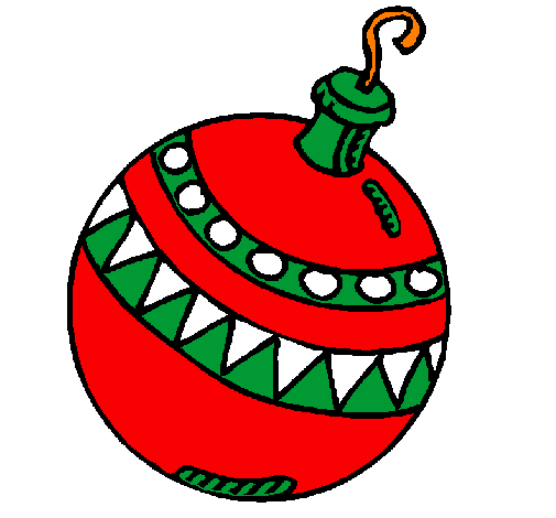Desenhos de bolas de Natal para colorir