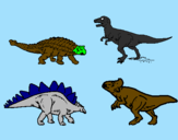 Desenho Dinossauros de terra pintado por NADIM45