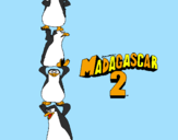 Desenho Madagascar 2 Pingüinos pintado por Rodrigo
