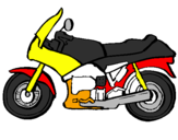 Desenho Motocicleta pintado por thiago