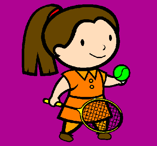 Rapariga tenista